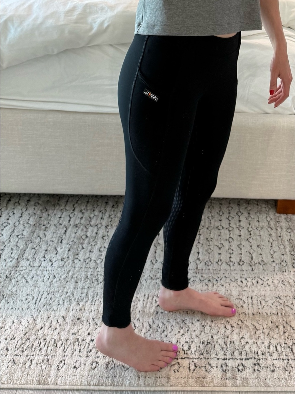 Kerrits Ice Fil® Full Seat Tech Tight XS performance riding leggings breaches